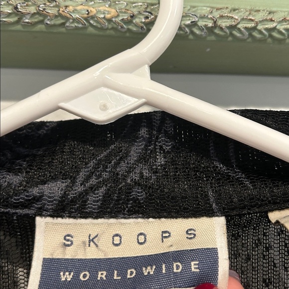 Vintage Skoops worldwide Black Dragon smoke cloud Y2K Button-Up Shirt XL - Picture 2 of 10